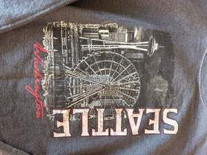 Hanes EcoSmart Seattle Washington Graphic Sweatshirt Size Medium